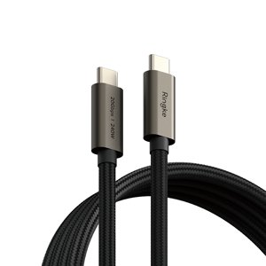 Ringke – dátový kábel Type-C na Type-C, 240 W, 2 m – čierny KF2319111