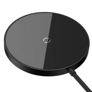 Baseus magnetická bezdrôtová nabíjačka Mini 3 (CCJJ040001) – USB-C, 15 W, 2 A, 115–205 kHz, čierna KF2320530