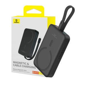 Baseus magnetická power banka Mini (P10022109113-00) – MagSafe, USB-C, 10 000 mAh, 20 W, čierna KF2320537
