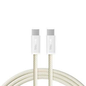 Baseus – dátový kábel Dynamic 3 Series Type-C na Type-C, rýchle nabíjanie 100 W, 480 Mbps, 2 m – biely KF2320686