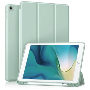 Techsuit – Flex Trifold skladacie puzdro s držiakom na stylus pre iPad 10.2 (2019/2020/2021) – matcha zelené KF2321996