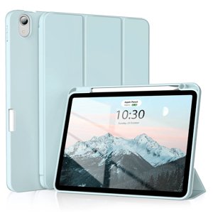 Techsuit – Flex Trifold skladacie puzdro s držiakom na stylus pre iPad Air 4 (2020) / Air 5 (2022) – svetlomodré KF2322051