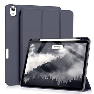 Techsuit – Flex Trifold skladacie puzdro s držiakom na stylus pre iPad Air 4 (2020) / Air 5 (2022) – tmavomodré KF2322052