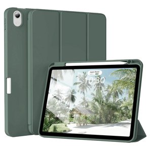 Techsuit – Flex Trifold skladacie puzdro s držiakom na stylus pre iPad Air 4 (2020) / Air 5 (2022) – zelené KF2322055