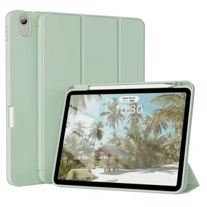 Techsuit – Flex Trifold skladacie puzdro s držiakom na stylus pre iPad Air 4 (2020) / Air 5 (2022) – matcha zelené KF2322056