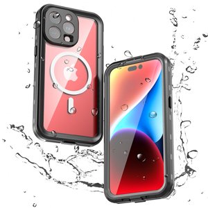 ShellBox Vodotesné puzdro IP68 MagSafe - iPhone 15 Pro Max - čierna KF2322122
