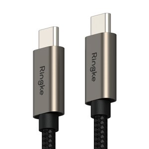 Ringke – dátový kábel Type-C na Type-C, 60 W, 1 m – čierny KF2323421