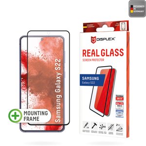 Displex Premium Skutočné ochranné Sklo s Plným Krytím - Samsung Galaxy S22 5G - Čierny KF2324153