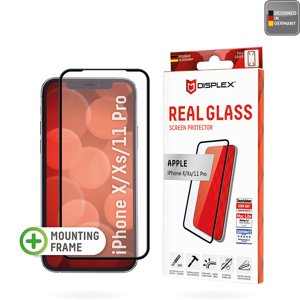 Displex Premium sklo s plným pokrytím - iPhone X / XS / 11 Pro - Čierna KF2324159