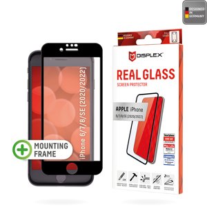 Displex Premium sklo s plným pokrytím - iPhone 6 / 6S / 7 / 8 / SE 2, SE 2020 / SE 3, SE 2022 - Čierna KF2324161