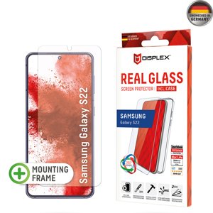 Displex Premium [Balíček] Skutočné ochranné Sklo + Kryt - Samsung Galaxy S22 5G - Číra KF2324181