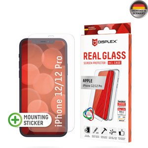 Displex Premium balenie: Sklo + puzdro - iPhone 12 / 12 Pro - Priehľadná KF2324185