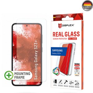 Displex Premium [Balíček] Skutočné ochranné Sklo + Kryt - Samsung Galaxy S23 Plus - Číra KF2324196