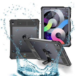 ShellBox Vodotesné Ochranné Puzdro IP68 - iPad Air 4 (2020) / Air 5 (2022) - Čierne KF2325594