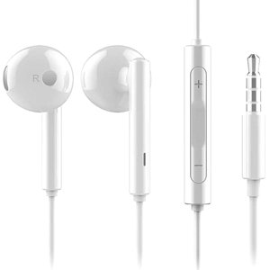 Huawei AM115 káblové slúchadlá – 3.5mm jack, stereo – biele (bulk balenie) KF232639