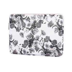 CanvasArtisan - Puzdro na notebook (G1-01) - pre 13 – 14-palcové zariadenia, na zips, polyester - čierno-biele KF2326546