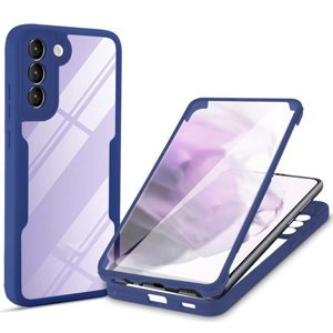 Techsuit - ColorVerse 360 obal + ochrana displeja na Samsung Galaxy S21 FE 5G - modrý KF2326743