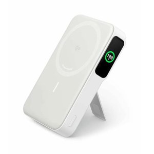 Anker Power banka MagGo (A1654G21) - pre iPhone, digitálny displej, bezdrôtové nabíjanie, stojan, 10000mAh, 15W - Biela KF2327909