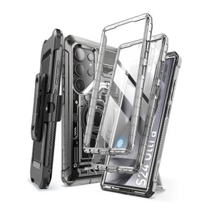 Supcase Unicorn Beetle Pro ochranný obal - Samsung Galaxy S24 Ultra - Frost Čierny KF2328242
