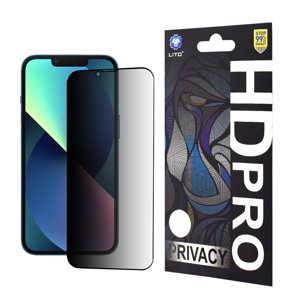 Lito – HD Pro Privacy ochranné sklo – iPhone 13 / iPhone 13 Pro / iPhone 14 – čierne KF2330368