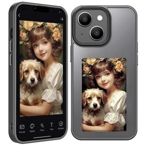 Techsuit SmartScreen NFC inteligentný obal - iPhone 13 / 14 - Čierny KF2330380