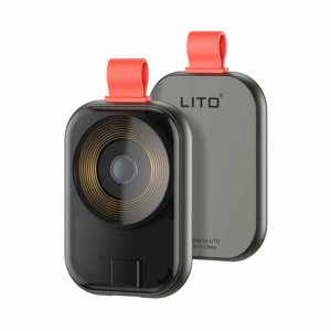 Lito LC03 magnetická bezdrôtová nabíjačka pre Apple Watch – prívesok na kľúče, 3.5W, 1A – čierna KF2330456