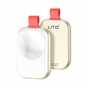 Lito LC03 magnetická bezdrôtová nabíjačka pre Apple Watch – prívesok na kľúče, 3.5W, 1A – biela KF2330457