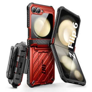 Supcase Unicorn Beetle Pro Ochranný Kryt - Samsung Galaxy Z Flip6 - Rudý KF2330855