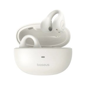 Baseus bezdrôtové slúchadlá AirGo AS01 (A00069101223-00) – športové, Bluetooth 5.3, potlačenie hluku, 2-mikrofónové ENC, biele KF2331286