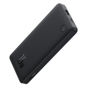 Baseus – Airpow Lite – powerbanka, USB, USB-C, 15 W, 10000 mAh, kábel USB-C, 30 cm – kozmická čierna KF2332419