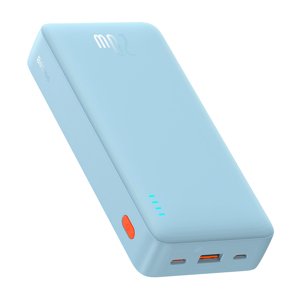 Baseus – Airpow – powerbanka, USB, USB-C, Micro USB, 20 W, 20000 mAh – Galaxy modrá KF2332431