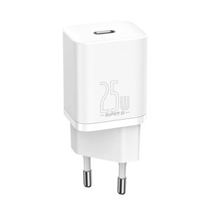Baseus sieťová nabíjačka Super Si 1C (CCSP020102) – USB-C, rýchle nabíjanie, 25W, biela KF2332560
