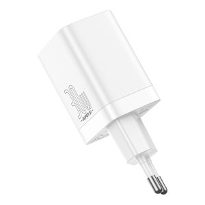 Baseus sieťová nabíjačka Super Si Pro (CCSUPP-E02) – USB-C, USB-A, rýchle nabíjanie, 30W, biela KF2332571