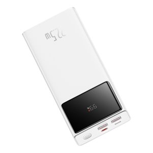 Baseus – Star-Lord power banka 2x USB, Type-C, Micro-USB, 22.5W, 20000mAh, kábel Type-C, 3A, 30cm – biela KF2332604