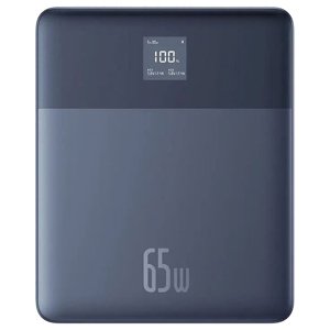 Baseus power banka Blade (P10063801323-00) – 2× USB-C, 65 W, 12000 mAh, digitálny displej, USB-C kábel, modrá KF2332637