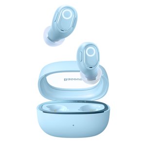 Baseus bezdrôtové slúchadlá WM02+ (NGTW370303) – True Wireless Stereo, Bluetooth V5.3, inteligentný displej, modré KF2332663