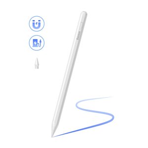 Baseus – Stylus Pen Smooth Writing 2 Series pero s káblom, duálnym nabíjaním a bezdrôtovou verziou – mesačne biele KF2332683
