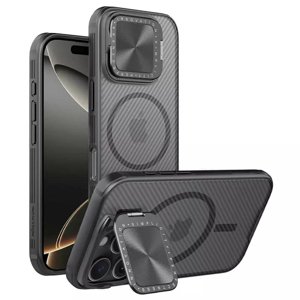 Nillkin CamShield Prop Magnetic kryt na iPhone 16 Pro – priehľadný čierny KF2334110