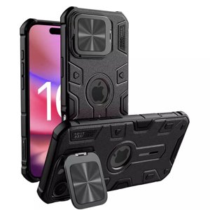 Nillkin CamShield Armor Prop Magnetic kryt na iPhone 16 Pro Max – čierny KF2334114
