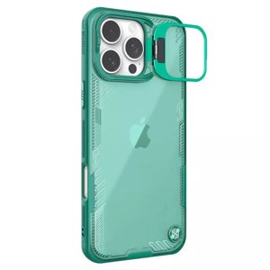 Nillkin Iceblade Prop (s výrezom na kameru) kryt na iPhone 16 Pro Max – zelený KF2334118