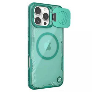 Nillkin Iceblade Prop Magnetic (bez výrezu na kameru) kryt na iPhone 16 Pro – zelený KF2334128