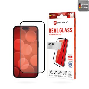 Displex Premium Ochranné Tvrdené Sklo Full Cover - iPhone 16 Plus - Čierne KF2334169