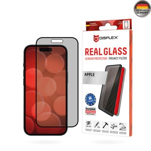 Displex Premium Privacy Ochranné Tvrdené Sklo Full Cover - iPhone 16 Plus - Čierne KF2334173