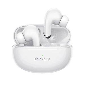 Lenovo Bezdrôtové slúchadlá ThinkPlus LP5 – True Wireless Stereo, Bluetooth 5.2, potlačenie hluku – biele KF2334715