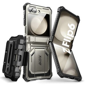i-Blason Blason Armorbox Ochranný Kryt - Samsung Galaxy Z Flip6 - Titánovo Sivý KF2335252