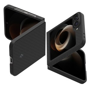 Spigen Air Skin ochranné Puzdro pre Samsung Galaxy Z Flip6 - Aramidová čierna KF2335378