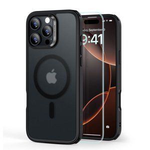 ESR Classic Hybrid HaloLock puzdro + ochranné sklo pre iPhone 16 Pro Max – matná čierna KF2335896