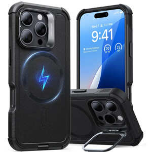 ESR Cyber Armor Kickstand puzdro pre iPhone 16 Pro Max – čierne KF2335910
