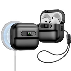 ESR Pulse Magnetic HaloLock puzdro pre Apple AirPods 4 – čierne (Black) KF2335920