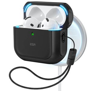 ESR Orbit Hybrid HaloLock – kryt na Apple AirPods 4 – čierny KF2335925